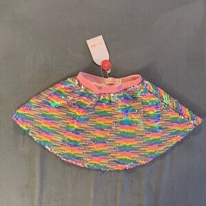 Maeve Multicolor Sequin Kids Skirt